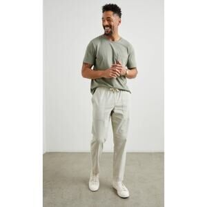 New‎ NWT Men's Rails Linen Blend Gobi Pant In Natural Size Large